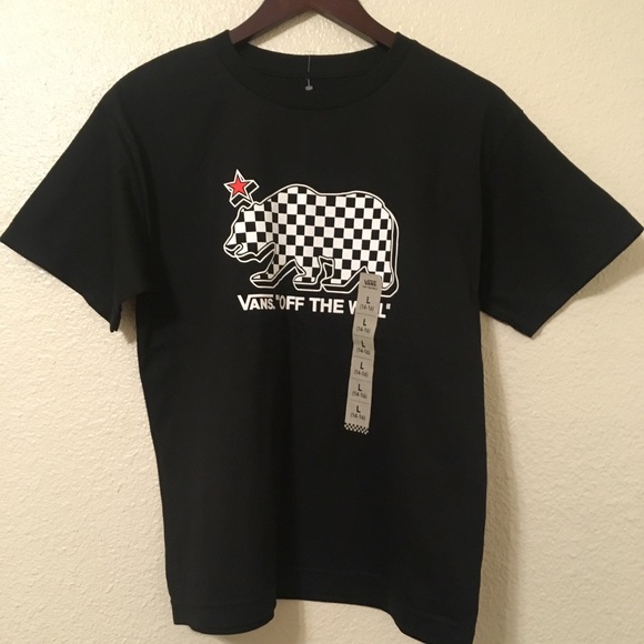 checkered vans t shirt